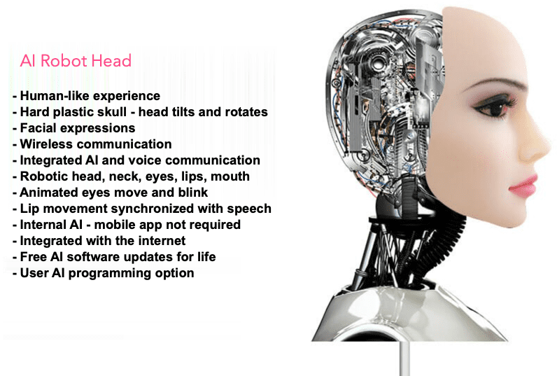 AI Robot Head Features